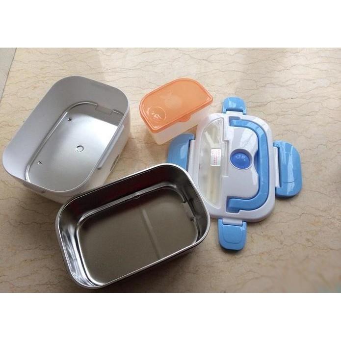 Hộp cơm hâm nóng cắm điện ruột inox
