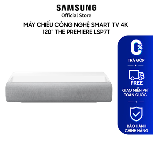 Máy chiếu công nghệ Samsung Smart TV 4K 120&quot; The Premiere LSP7T - Hàng chính hãng