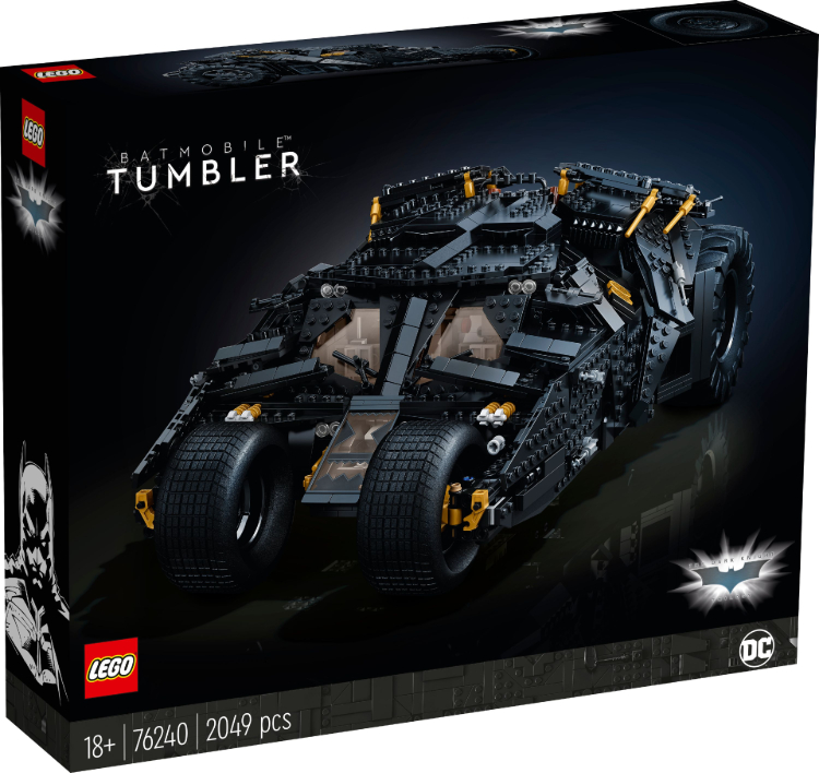 LEGO ADULTS 76240 Siêu Xe Chiến Đấu Batmobile Tumbler (2049 chi tiết)