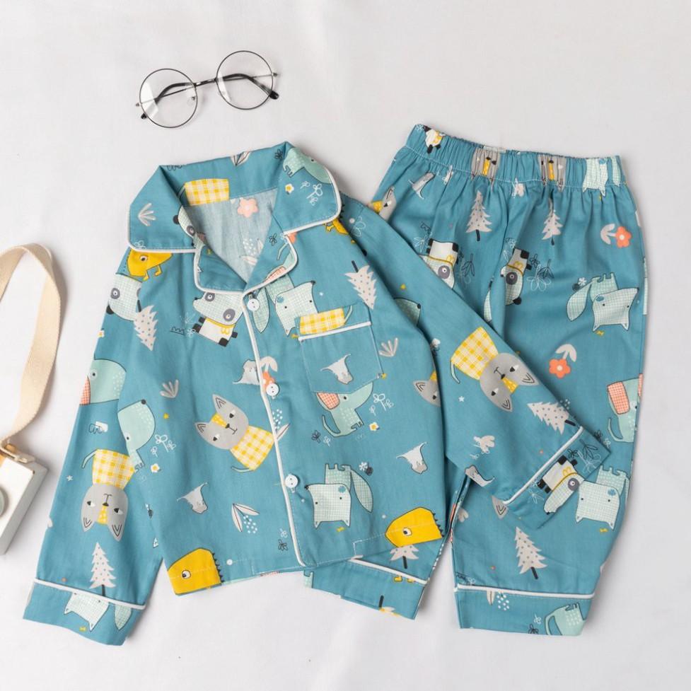 Bộ đồ Pijama dài tay đáng yêu cho bé trai - bé gái BR20017 – MAGICKIDS