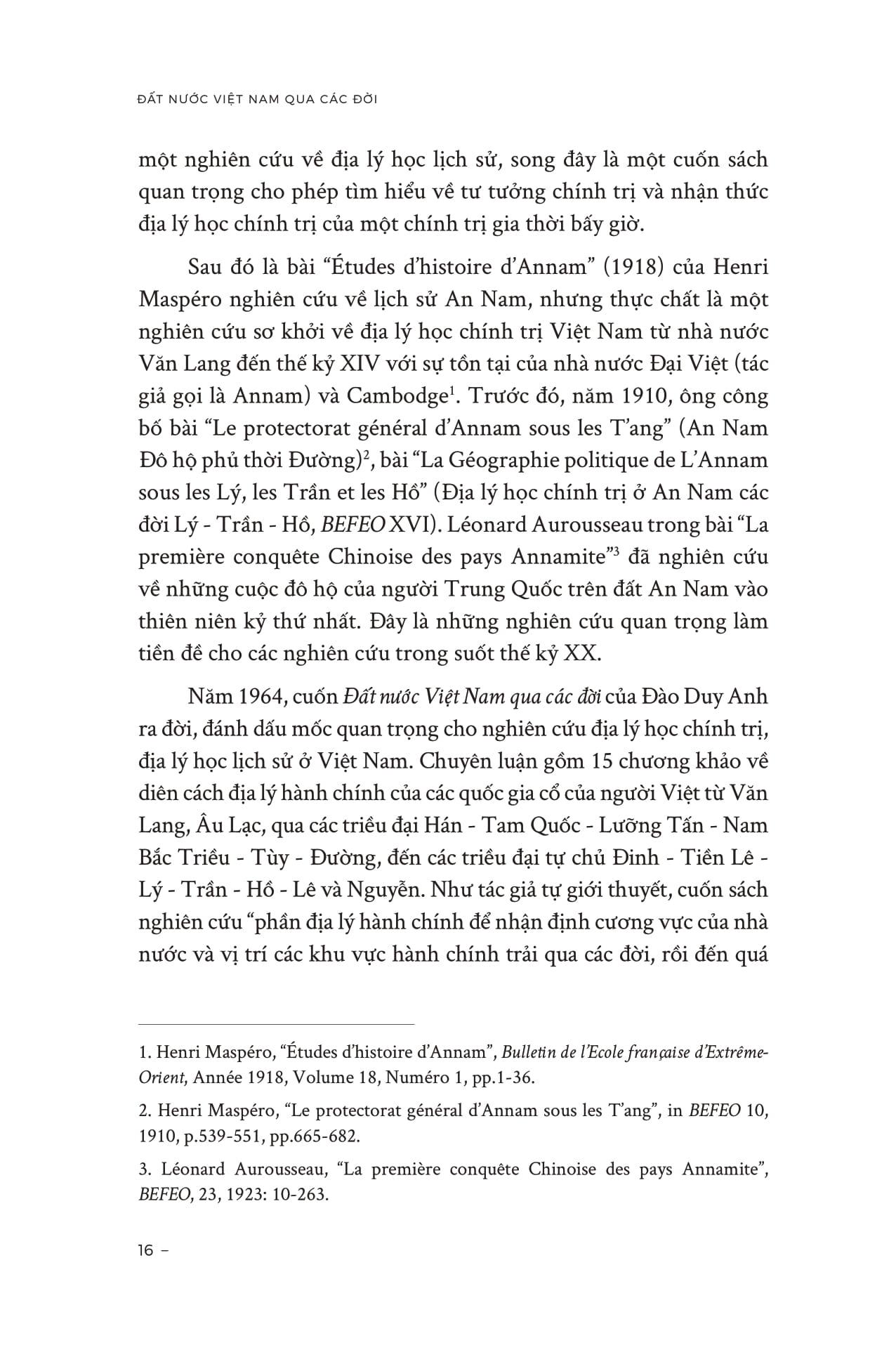 Sách - Đất Nước Việt Nam Qua Các Đời - Nghiên Cứu Địa Lý Học Lịch Sử Việt Nam (Tái Bản 2025)