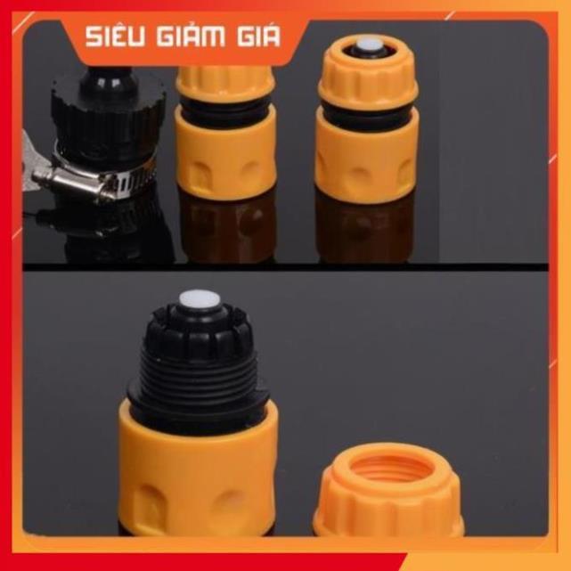 Bộ dây vòi xịt nước rửa xe, tưới cây . tăng áp 3 lần, loại 3m, 5m 206701 đầu đồng,cút,nối nhựa đen+ tặng đai