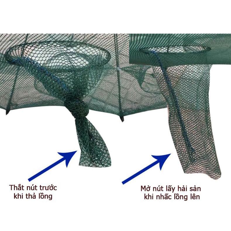 Lồng đánh bắt cá bát quái 8 - 12 - 16 cửa A Cường