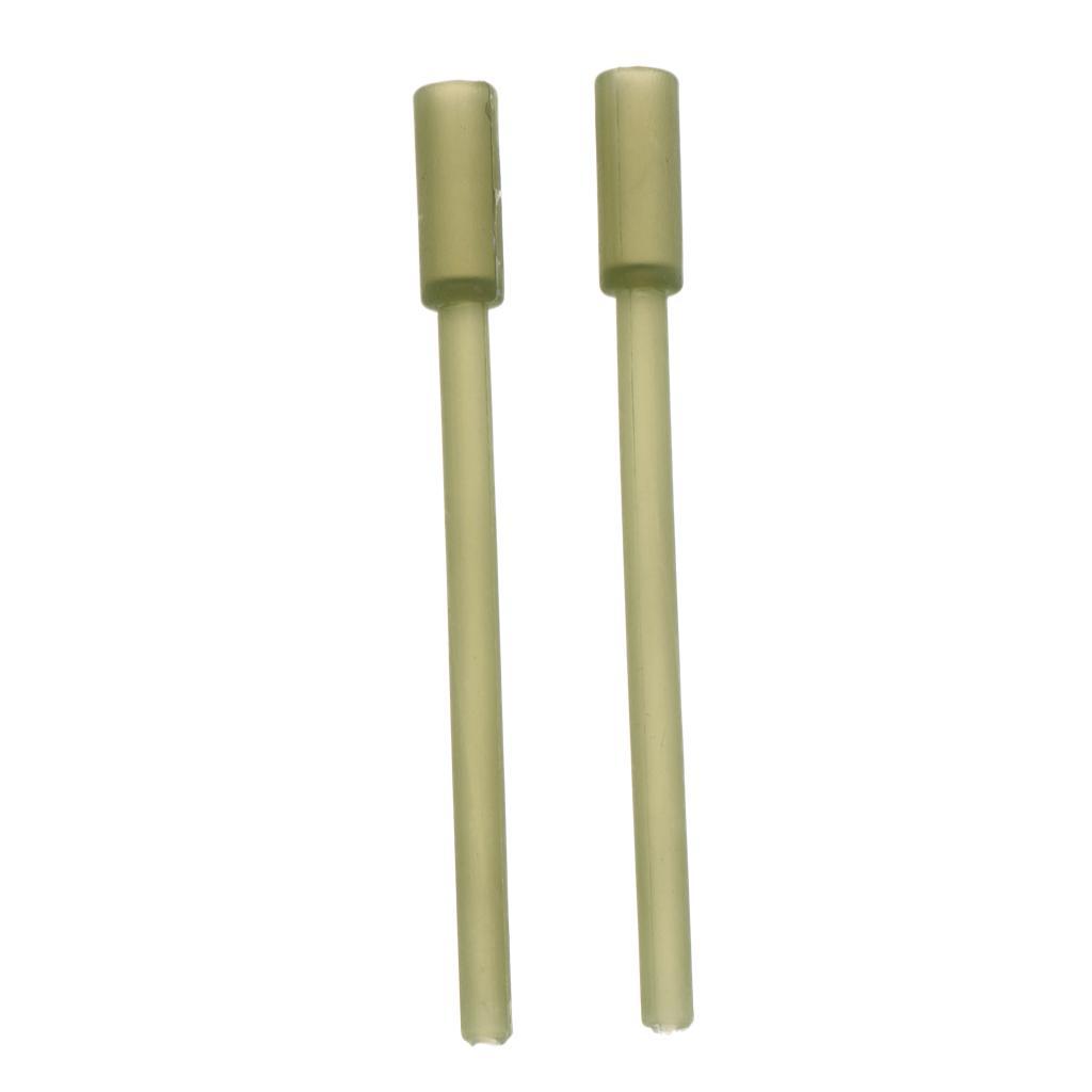 10/20/30pcs Angling Supplies Plastic Inline Carp Coarse Lead Mould Inserts Tubes 60mm