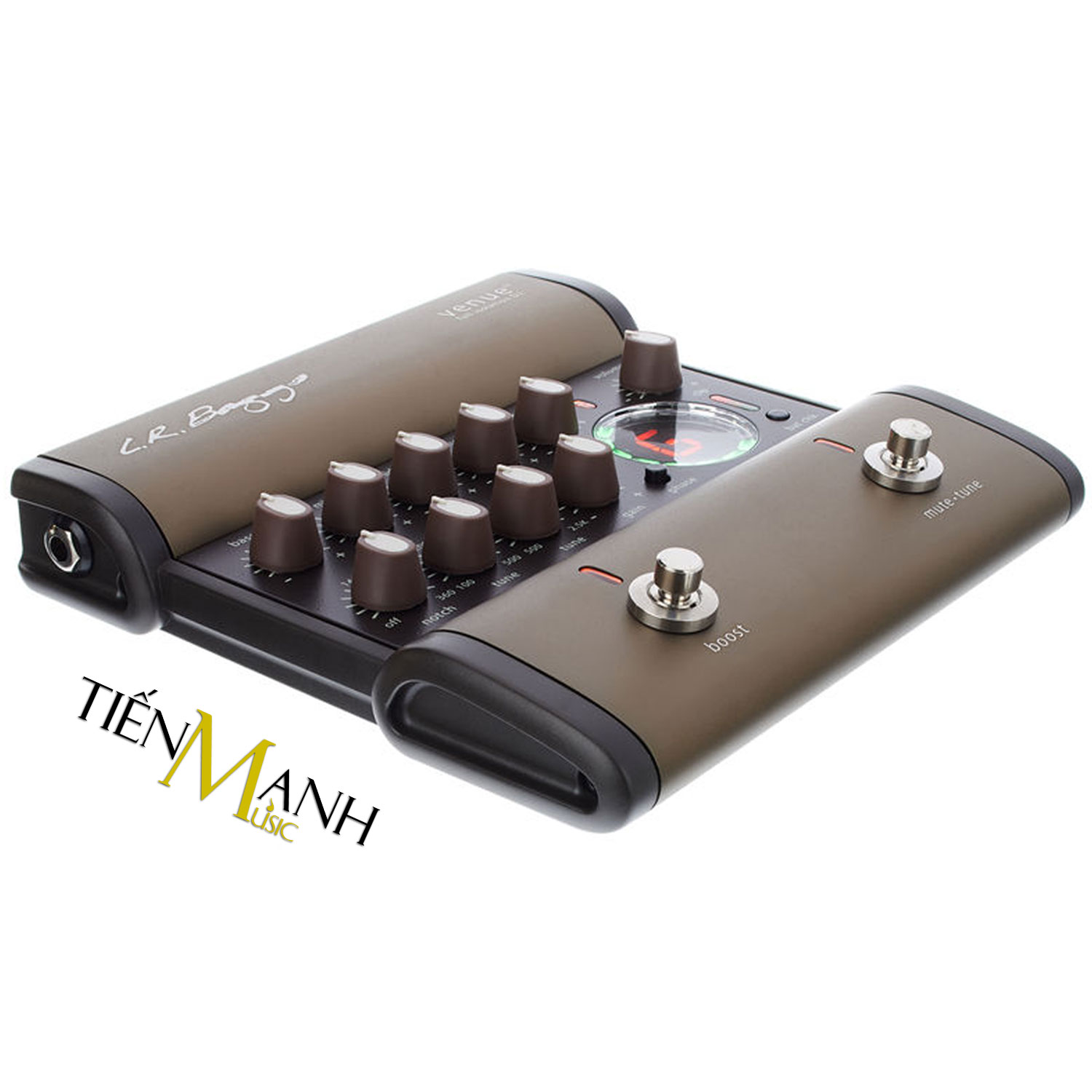 Venue DI L.R. Baggs Acoustic Guitar Thiết bị tạo hiệu ứng âm thanh LR Baggs Preamp EQ Tuner Pedal Hàng Chính Hãng USA - Kèm Móng Gẩy DreamMaker