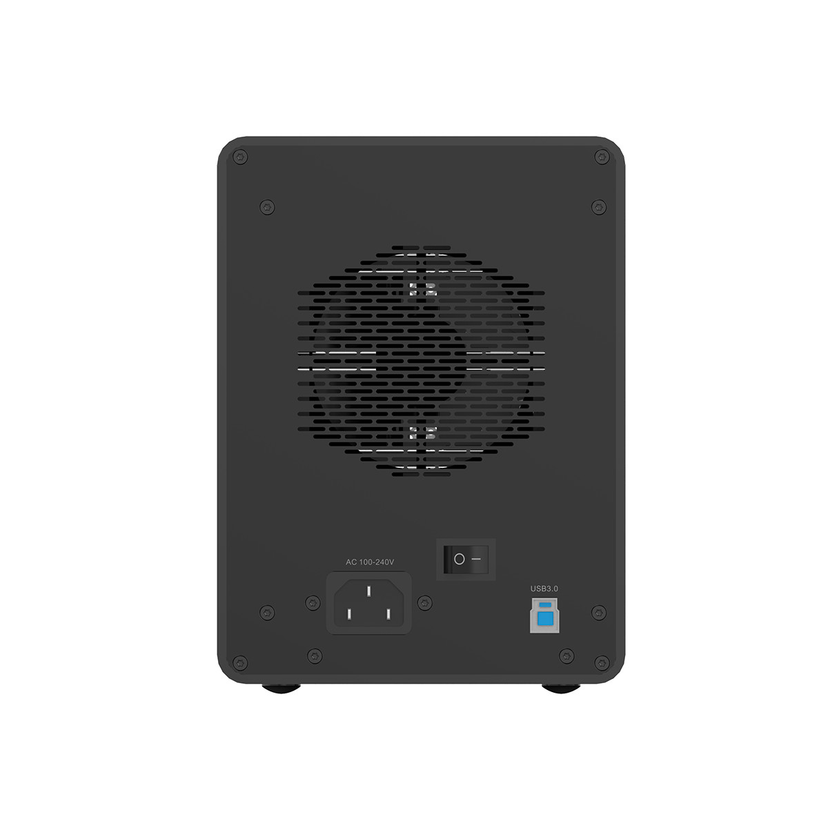 Hộp ổ cứng 3.5"" 5 khe cắm SATA 3 USB 3.0 Type B ORICO 9558U3-BK Hàng Chính Hãng
