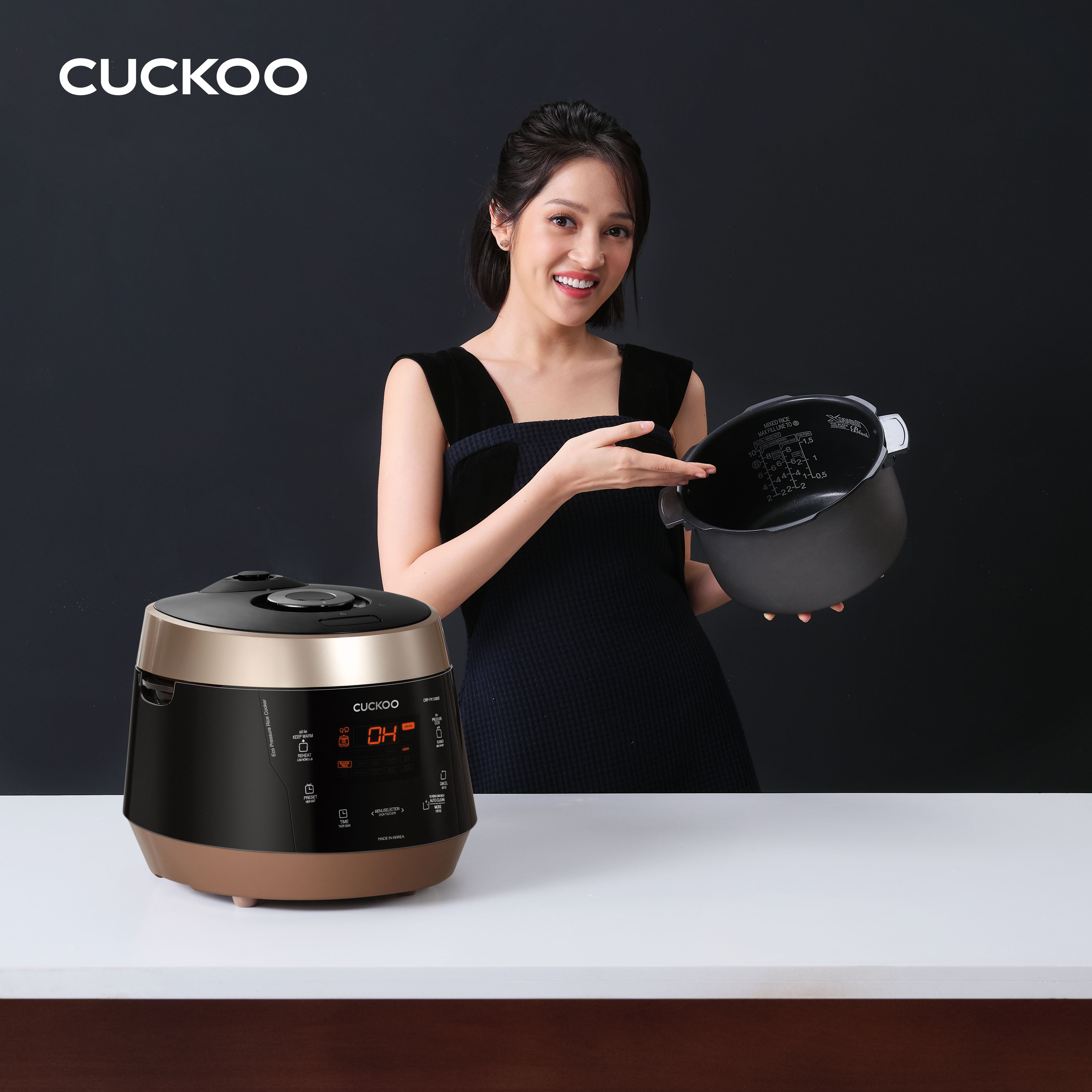 Nồi cơm điện áp suất Cuckoo CRP-PK1000S 1,8 lít nhiều màu - Hàng chính hãng