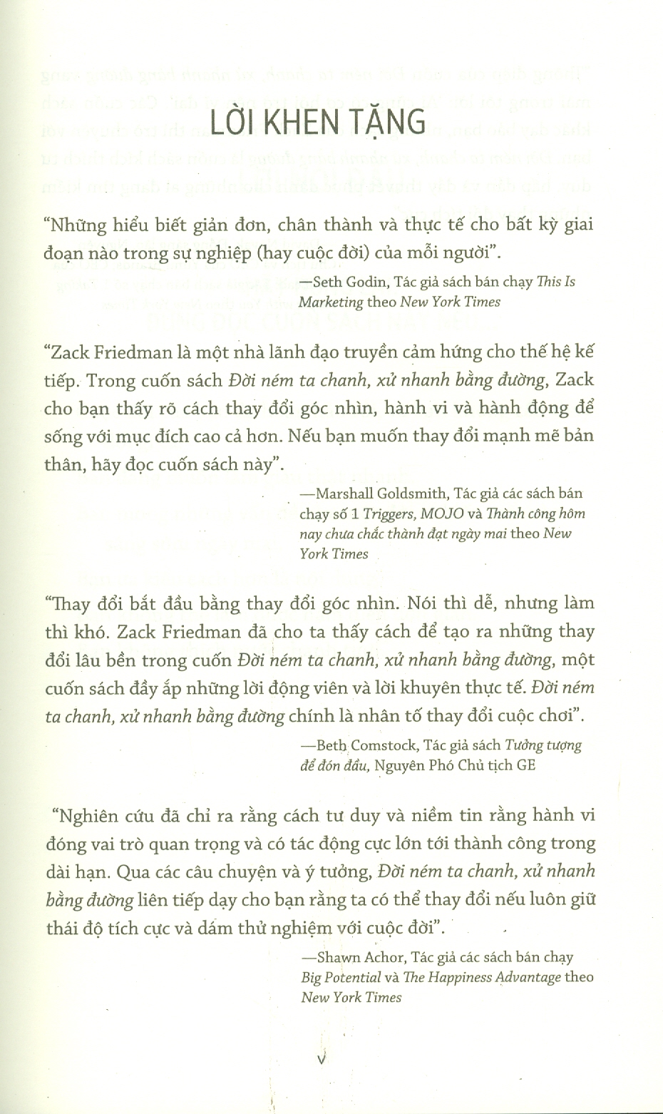 ĐỜI NÉM TA CHANH, XỬ NHANH BẰNG ĐƯỜNG: CUỘC ĐỜI LÀ NHỮNG CHỌN LỰA - Zack Friedman - Quế Anh dịch -
