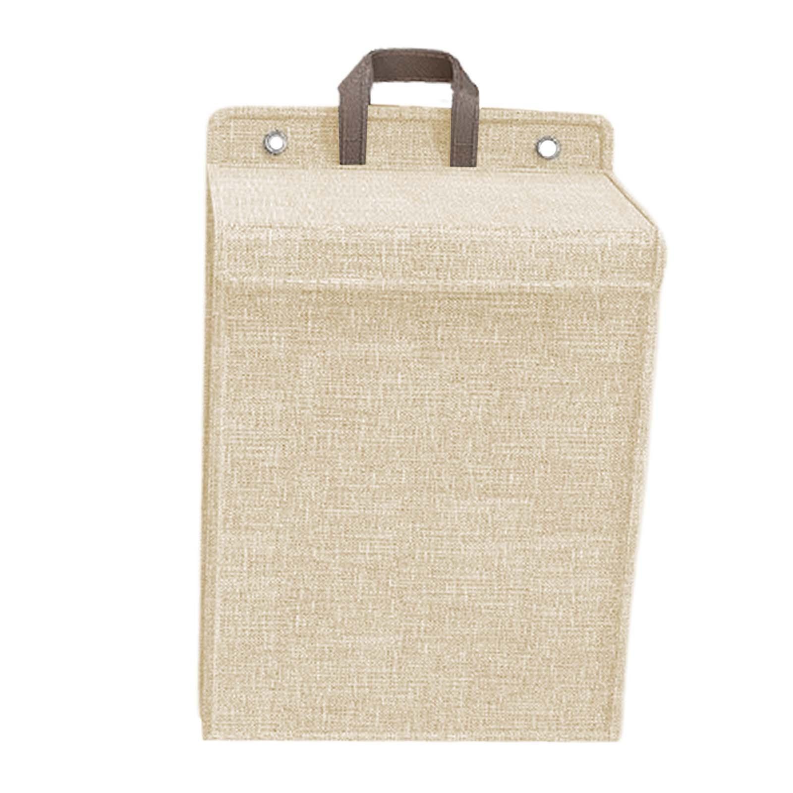 Foldable Hanging Laundry Basket Dirty Clothes Organizer Toys Storage Organizer Durable Wall Hanging Storage Basket for Bathroom Laundry Room
