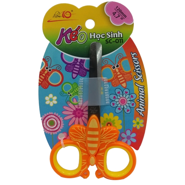 Kéo Học Sinh SC-011 - Màu Cam