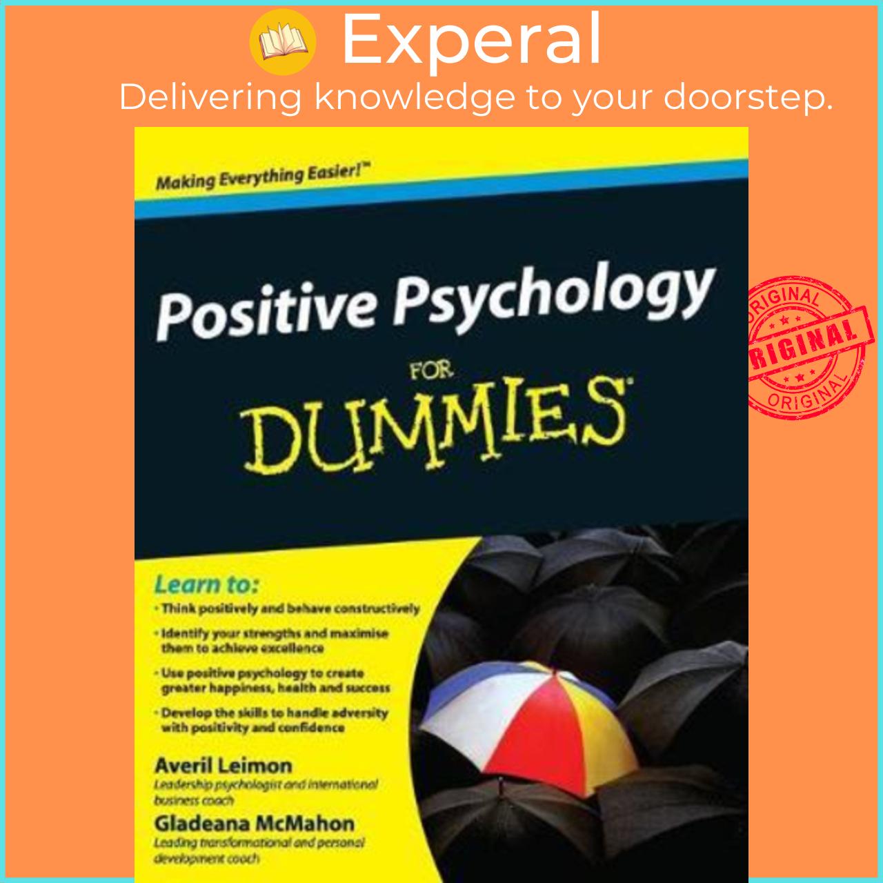 Sách - Positive Psychology For Dummies by Averil Leimon US edition, paperback