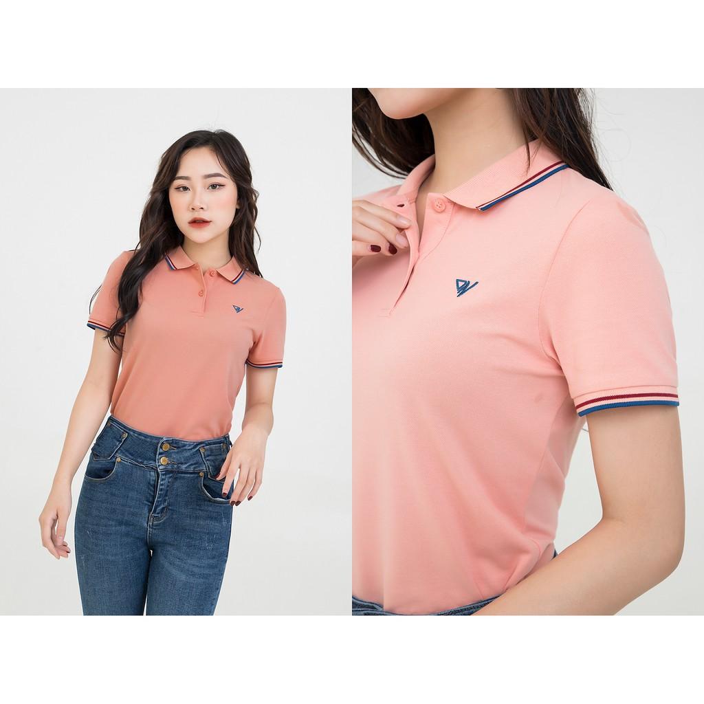 Áo thun polo nữ cao cấp cổ viền chất cotton mềm mịn thấm hút mồ hôi chính hãng DARNELL DN13