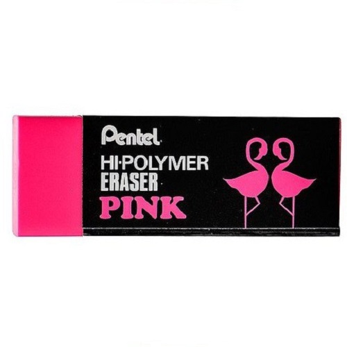 Gôm Tẩy Bút Chì Pentel Hi-Polymer -  Màu hồng (viên nhỏ)