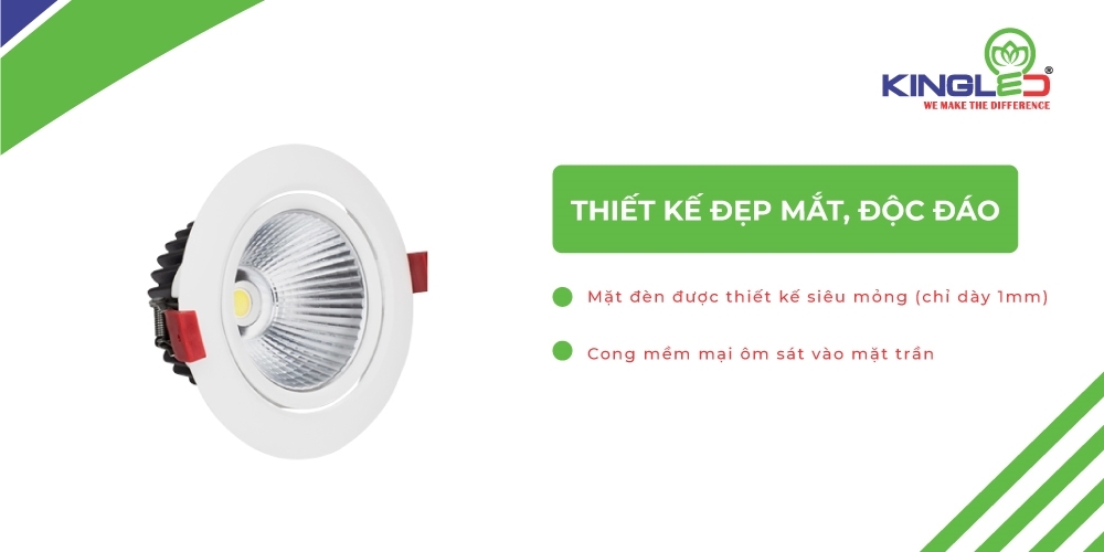 Đèn LED Âm Trần Rọi Opal 20W (DLR-20-T150)