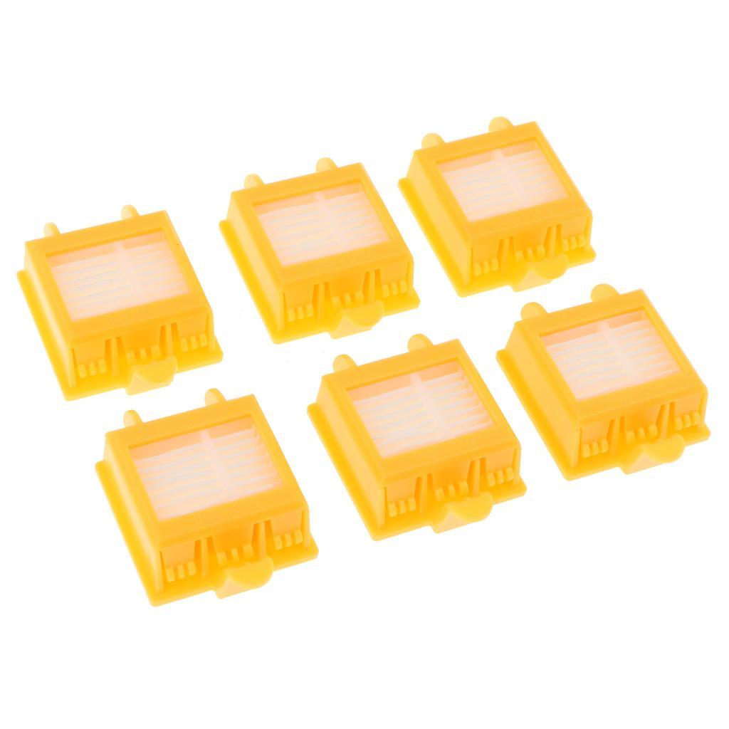 Set 6 Vacuum Accessories Parts Hepa Filter for 7 Series Roomba Vacuum