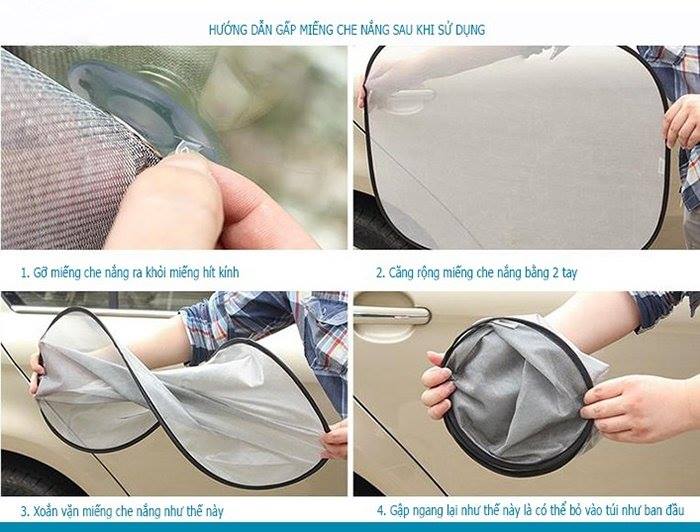 Bộ 6 Tấm Che Nắng Ô Tô Tiện Dụng