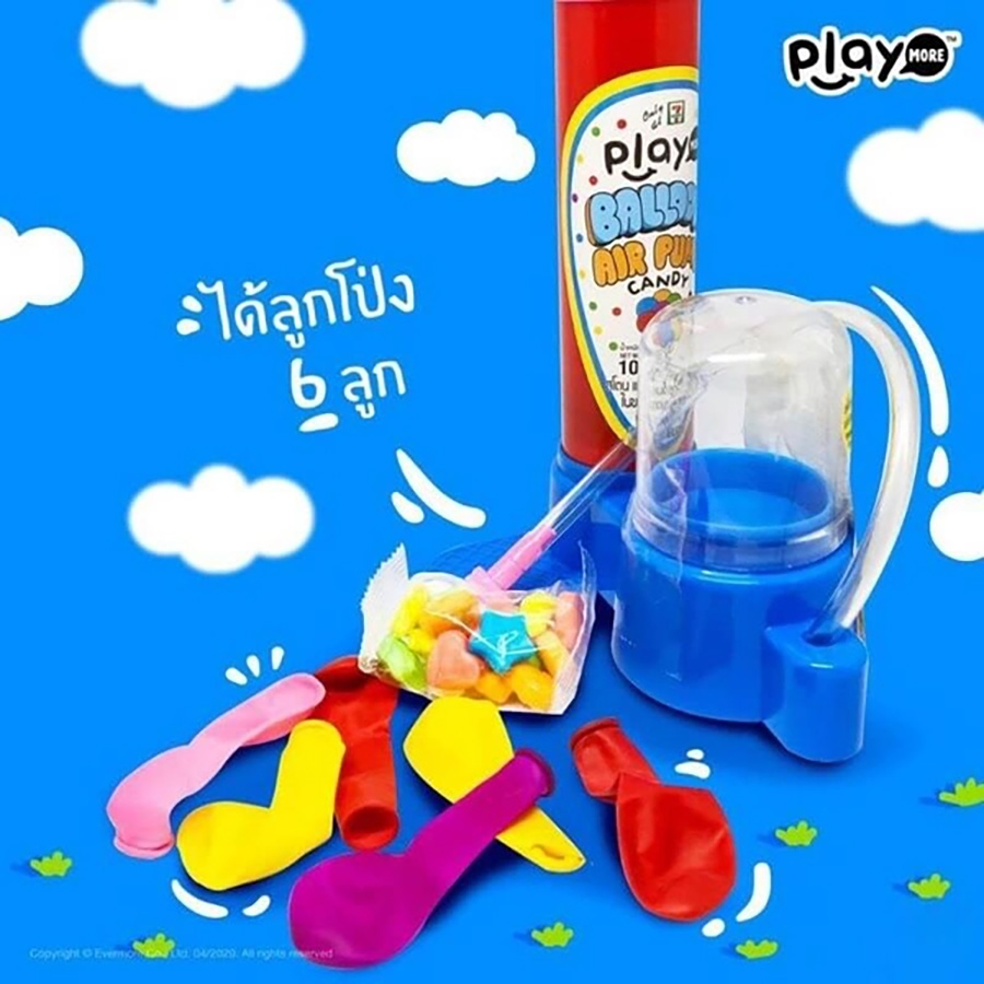 Kẹo Bơm Bong Bóng Playmore 10g