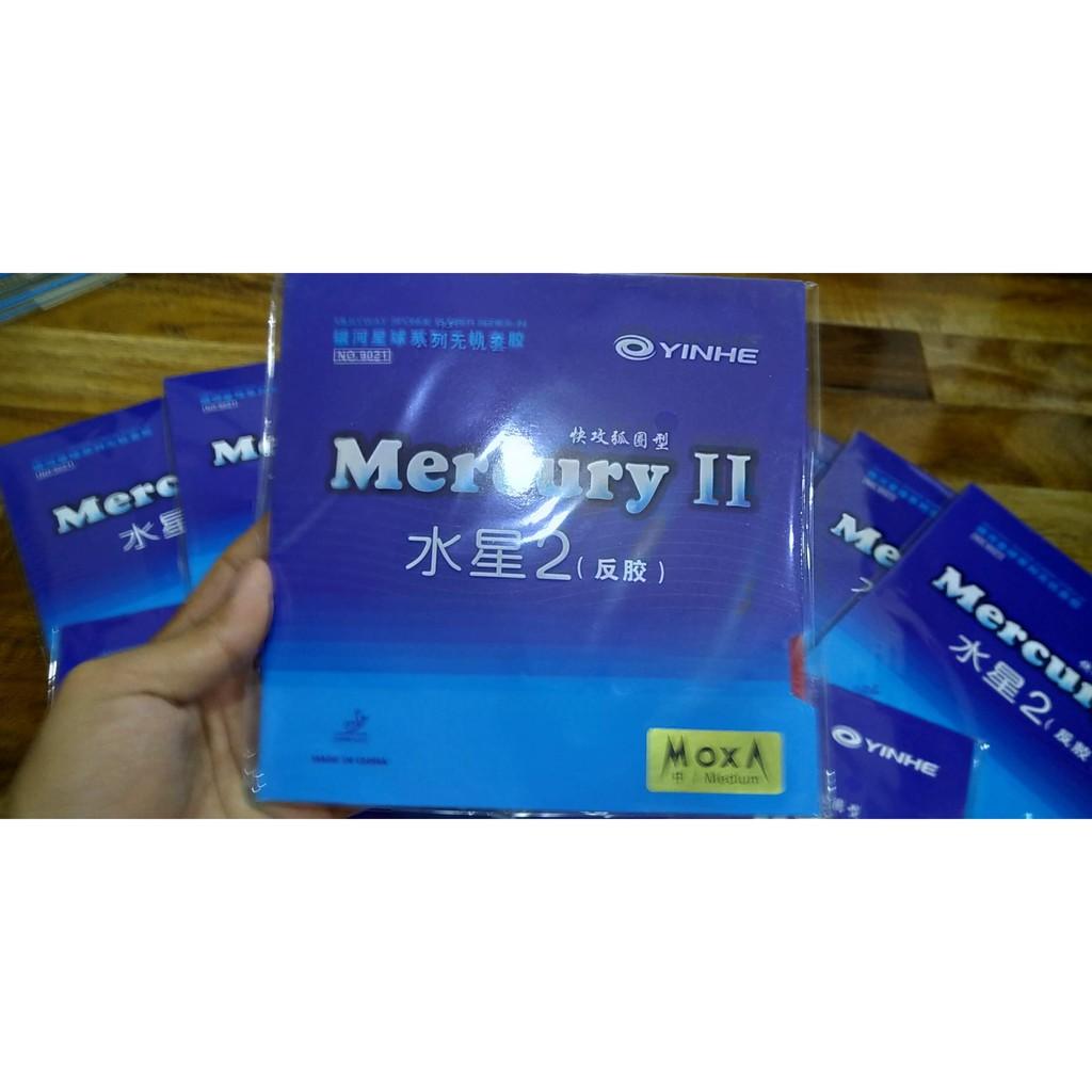 Mặt vợt bóng bàn Yinhe Mercury 2  mua hai mặt tặng kèm keo sữa