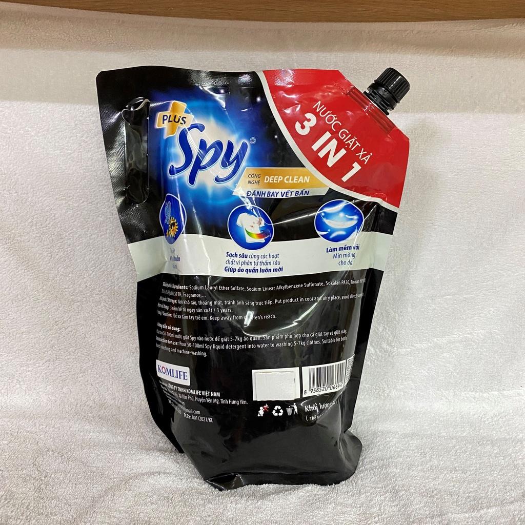 Combo 2 túi nước giặt xả SPY Deep Clean Plus 2,6kg khử mùi diệt khuẩn hương nước hoa Pháp lưu hương dài lâu