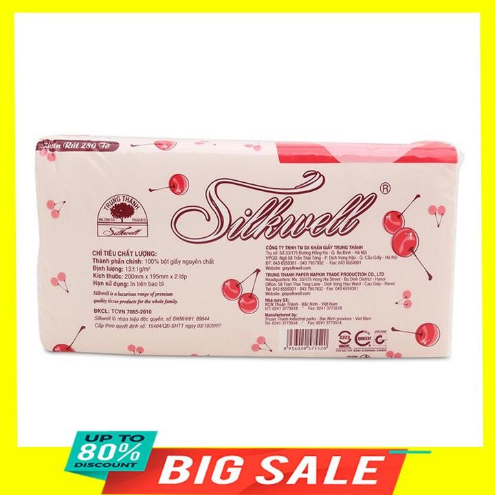 Bịch giấy ăn 2 lớp Skillwell mềm mịn dai