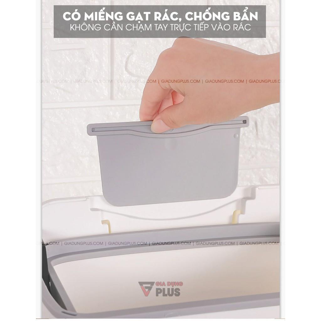 Thùng Đựng Rác Treo Cánh Tủ Bếp Đa Năng Nắp Trượt Kín Nhựa PP Cao Cáp ( Kèm Miếng Dán