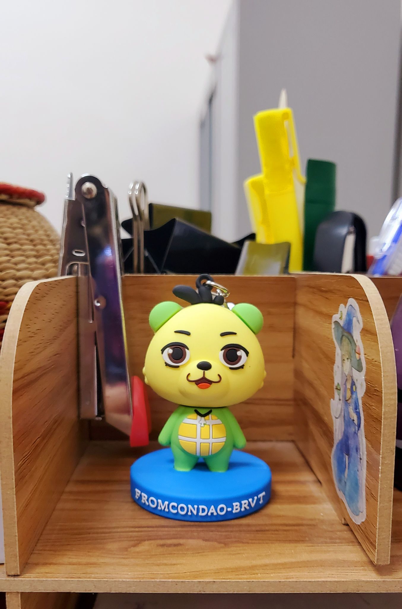 Quà lưu niệm Móc khóa kiêm vật trang trí Gấu Pulo