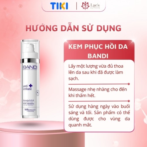 Kem phục hồi da kích ứng - BANDI ANTI IRRITATE SOS Intensive soothing treatment 50ml