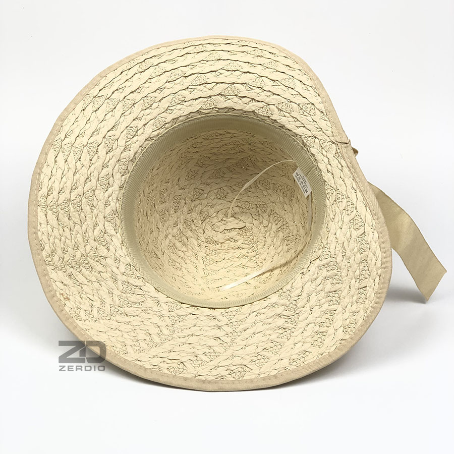 Mũ Cói Bé Gái, Nón Đi Biển Rộng Vành Phong Cách Hàn Quốc MCTE02
