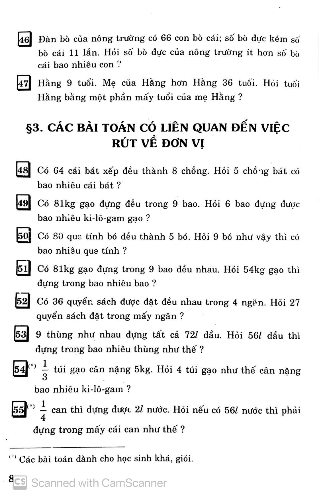Các Bài Toán Đố Lớp 4