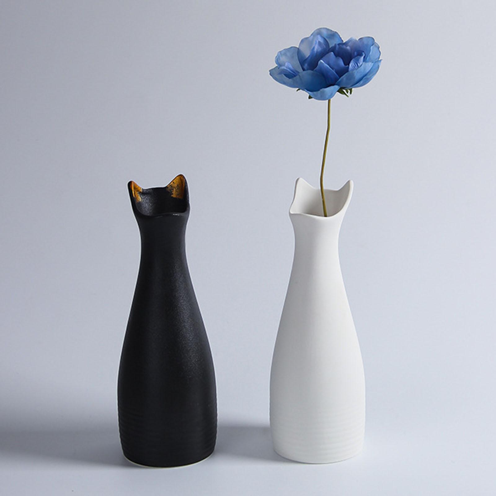 Ceramic Flower Vase Minimalist Home Office Flower Pot Floral Vases