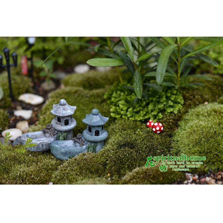 Mô hình Giếng đá- Set terarium - trang trí tiểu cảnh - phụ kiện thủy sinh - shopleo- hồ cá kiếng