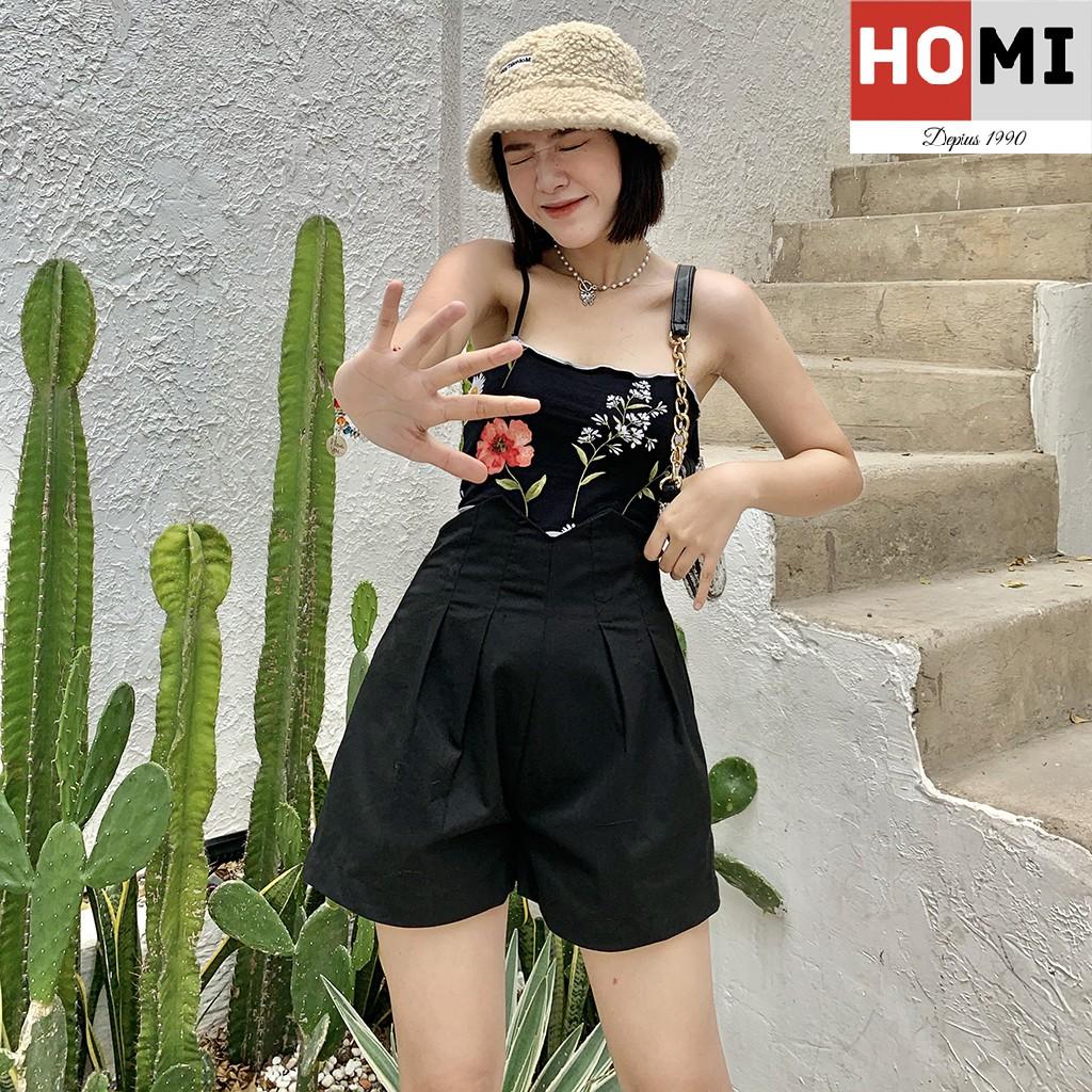 Áo dây thun họa tiết hoa lá mùa hè Homi Fashion