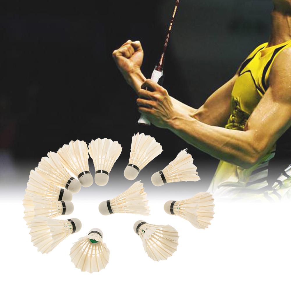 Set 12 Quả Cầu Lông Ngỗng / Lông Vũ Chuyên Dụng