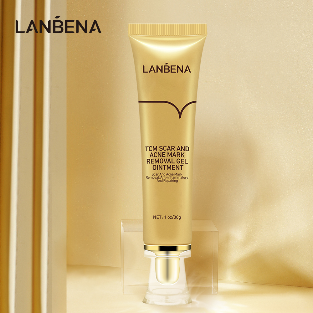 Kem Gel hỗ trợ giảm Sẹo Với Thảo Dược Tự Nhiên Xóa Vết Rạn Phục Hồi Da LANBENA 30g