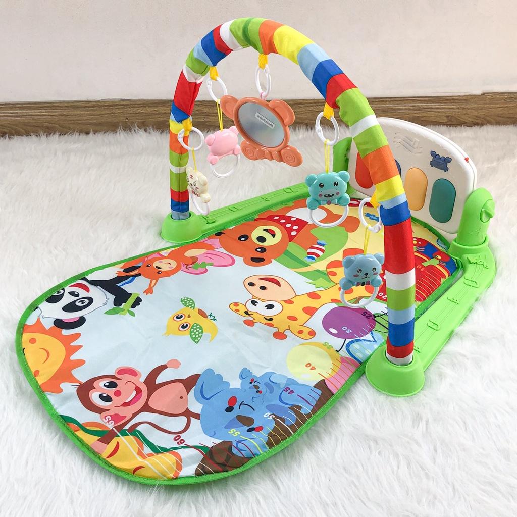 Thảm đàn 9BABY Piano nằm chơi nhạc hình thú ngộ nghĩnh cho bé