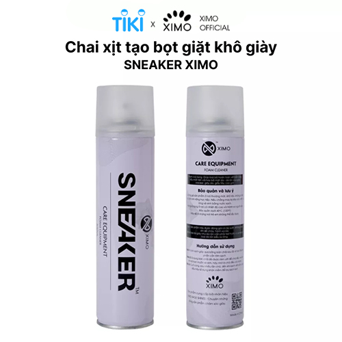 Chai Xịt Tạo Bọt Vệ Sinh Giày XIMO Cao Cấp 300ml XVSG02