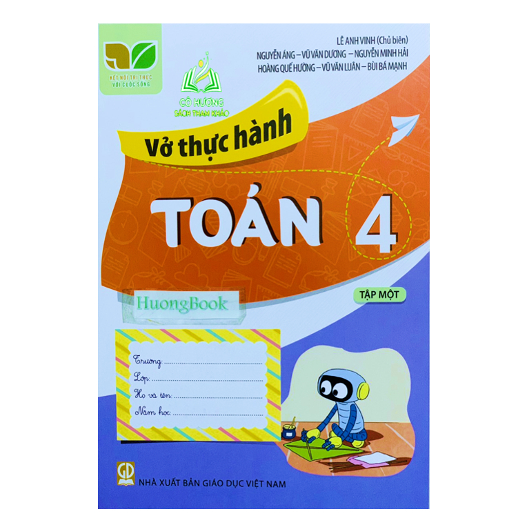 Sách - Combo Vở thực hành toán 4 tập 1 + 2 ( kết nối )