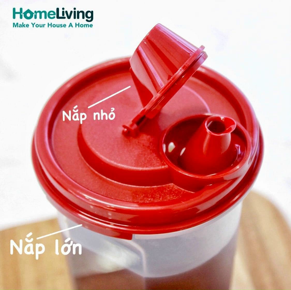 Bộ 2 Bình Dầu Tupperware Stor N Pour 650ml
