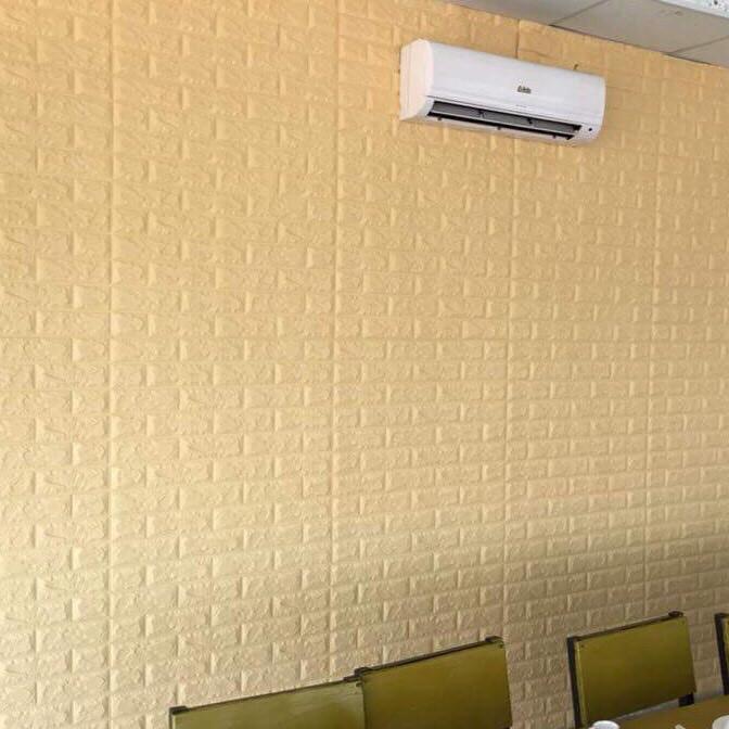 Dán Tường Xốp Giả Gạch Kích Thước 70 X 77 - Ảnh Chụp Thật