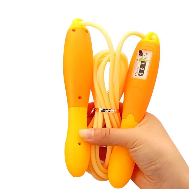 Dây nhảy thế dục có bộ đếm số cơ học Dây lõi cáp - Vàng