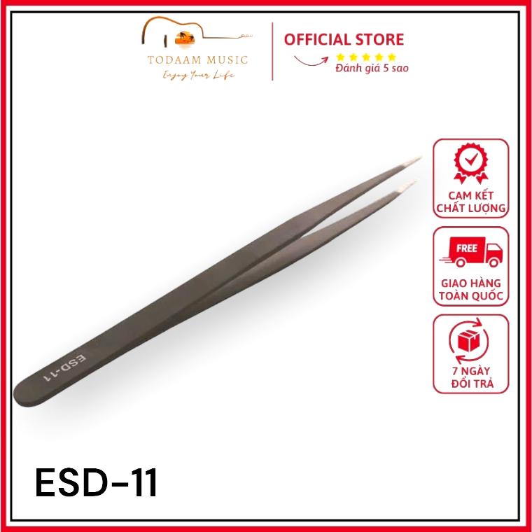 Nhíp đa năng ESD-10 hàng nhập khẩu , nhíp gắp linh kiện điện tử, guitar electric, nhíp gắp lông mi, nhíp gắp đá