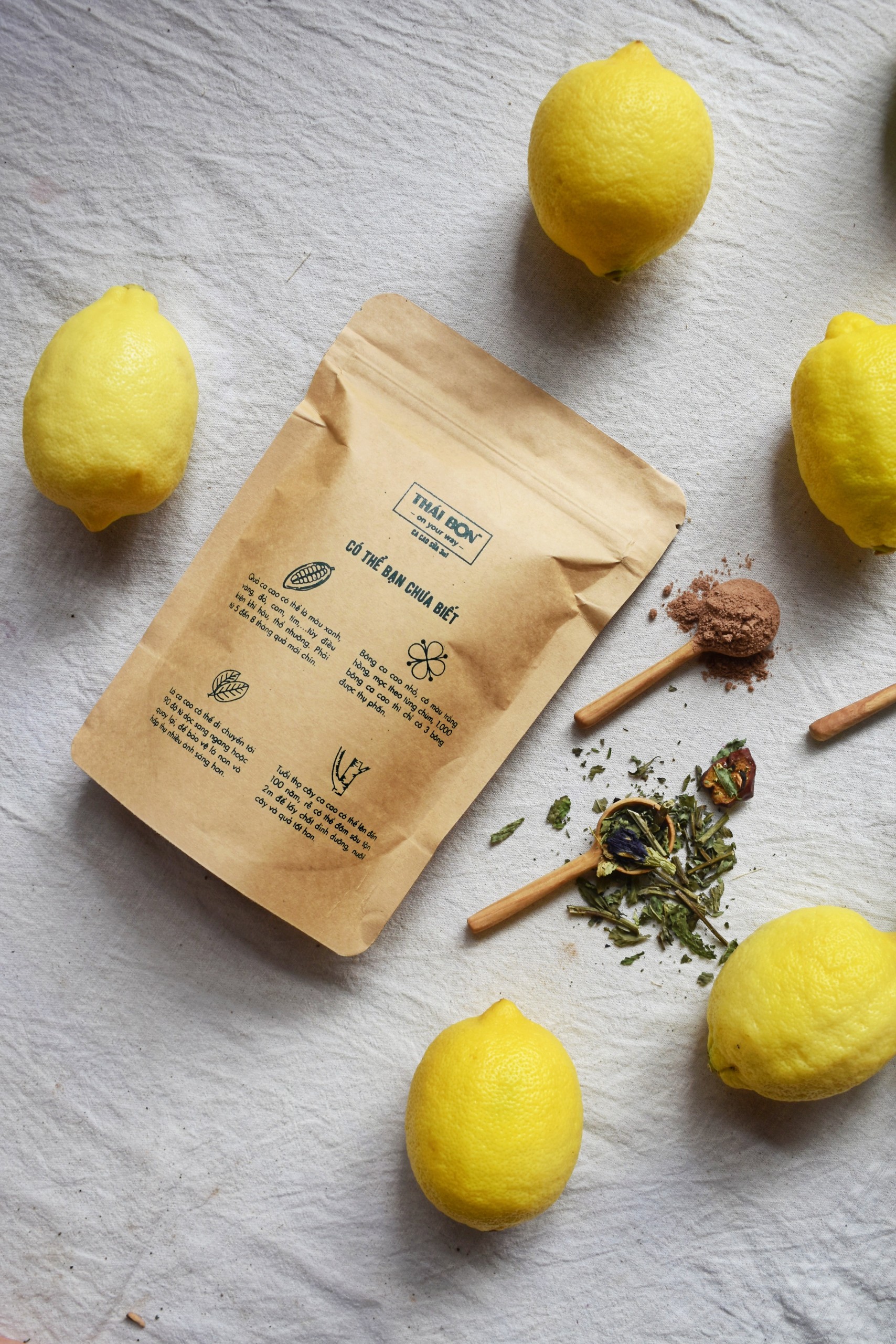 Ca cao sữa dừa hộp 250g - Bột Ca cao Thái Bon