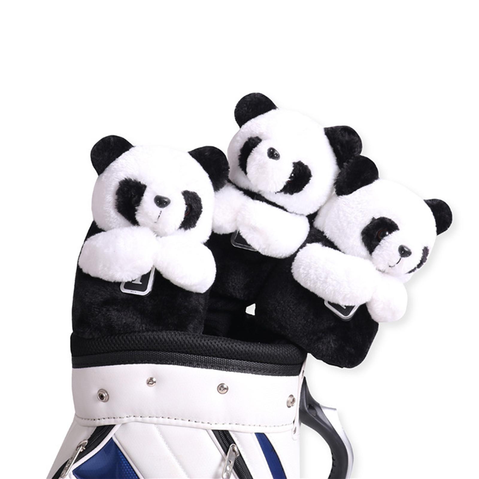 Cute Panda Golf Club Headcover  Cover for Driver Guard Equipment