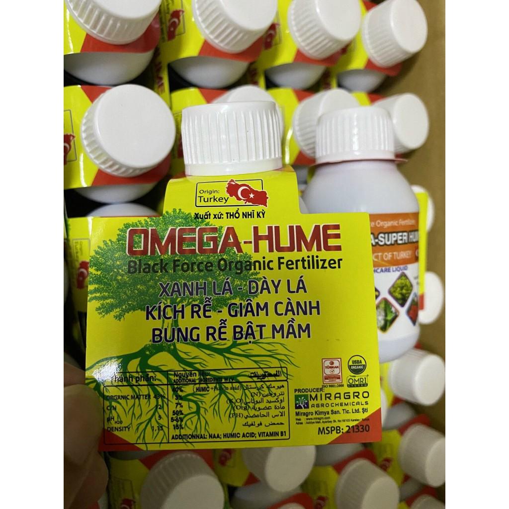 Phân hữu cơ tốt rễ Omega super hume 100ml Giúp Xanh lá ,dầy lá,kích rễ,bung rễ ,bật mầm - Thổ Nhĩ Kỳ
