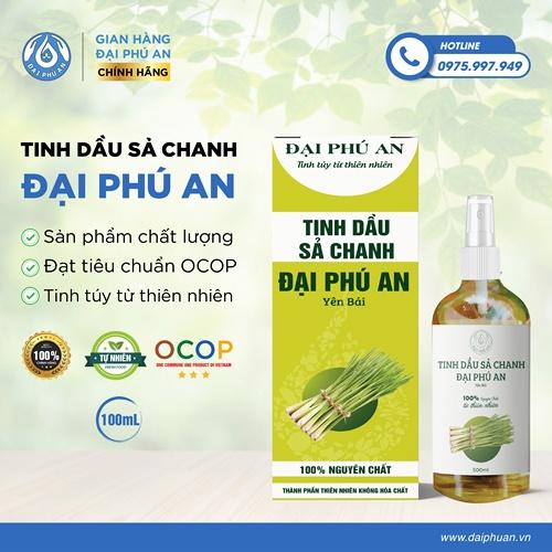 - Tinh Dầu Sả Chanh Nguyên Chất Đại Phú An - Tinh Dầu Thiên Nhiên