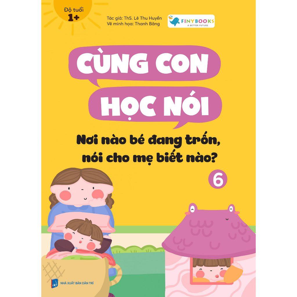 Bộ sách cùng con học nói - Bộ sách dành cho bé trên 1 tuổi