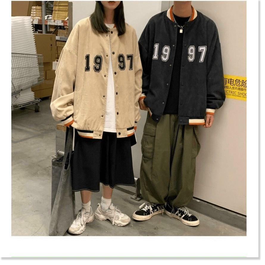 ÁO KHOÁC NHUNG NAM NỮ 1997 BOMBER UNISEX CHẤT LIỆU THOÁNG MÁT CHO MÙA HÈ TRANG NEMO 36 FASHION