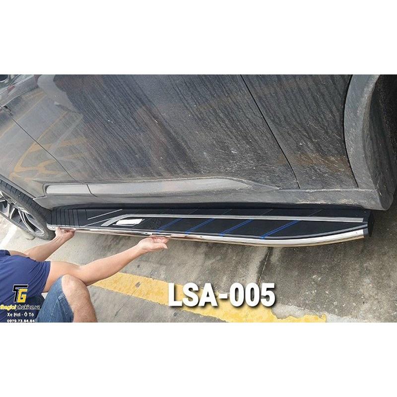 Bậc, Bệ bước chân Vinfast Lux SA2.0 - Mẫu Inox tráng gương
