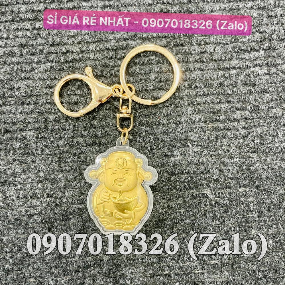 Móc khóa ông thần tài khai lộc MAY MẮN - quà Tết ý nghĩa NELI