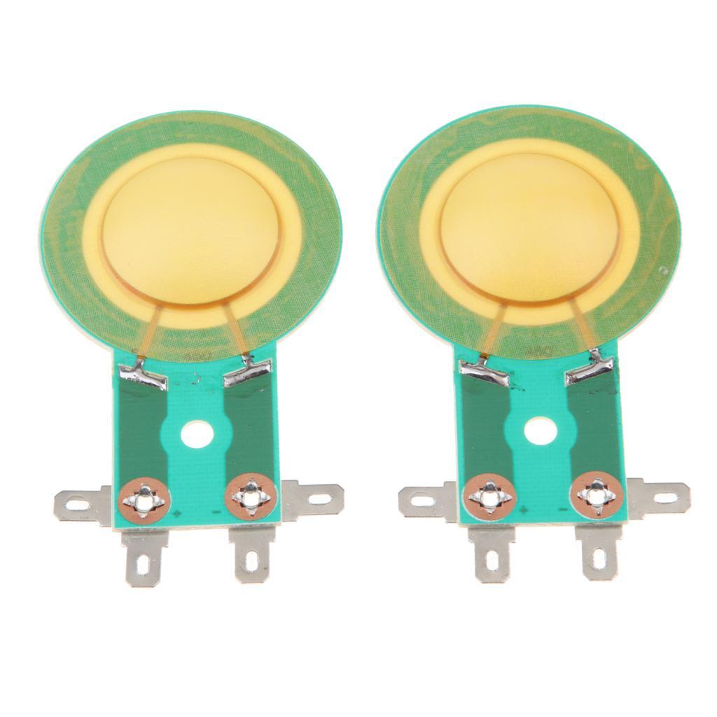 2 Pack 25.5mm Speaker Driver Dome Diaphragm Voice